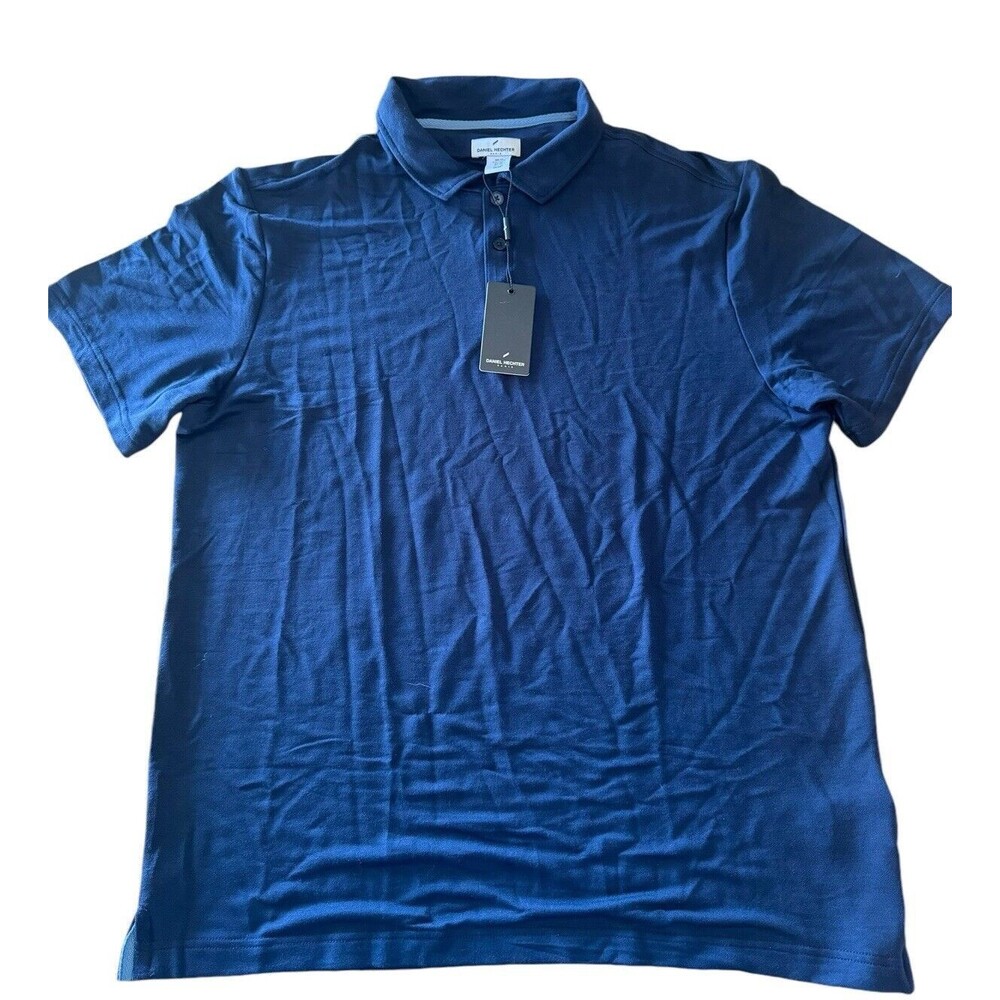 Daniel Hechter Mens Polo‎ Navy Blue  Collared Sz XLarge  NWT XL